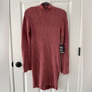 NWT Express Super Soft Midi Sweater Dress